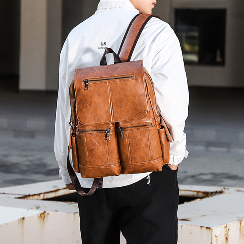 Vintage Canvas Backpack for Men’s Computer Use