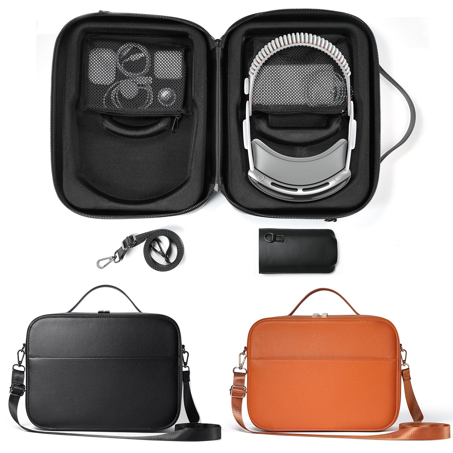 Leather Storage Case for Apple Vision Pro