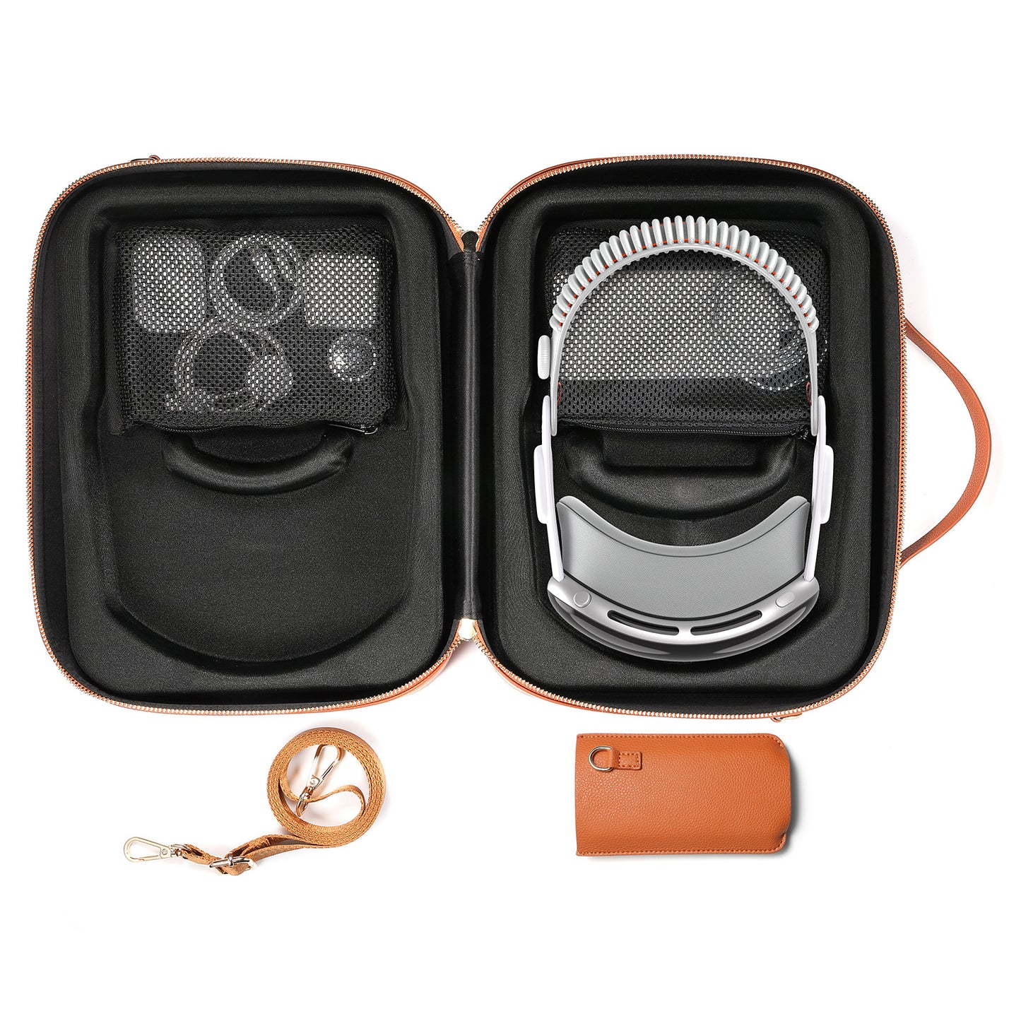 Leather Storage Case for Apple Vision Pro